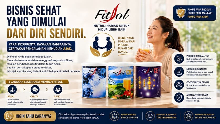 Gaya hidup sehat dan produk Fitsol